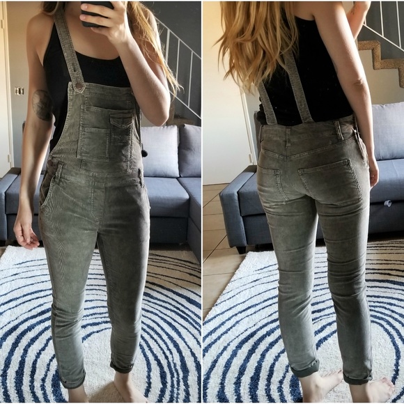 free people corduroy overalls